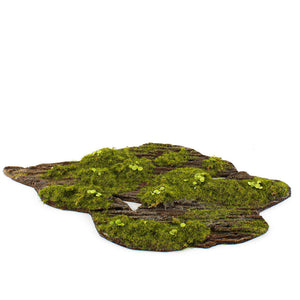 1 of 4: foam moss tree bark 14 x 6 5in