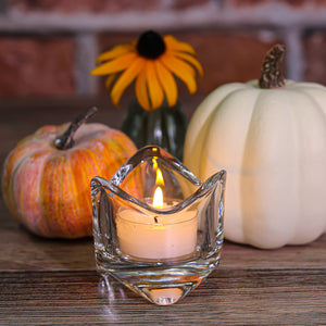 3 of 8: Richland Clear Cup Tealight Candles White Unscented Set of 50