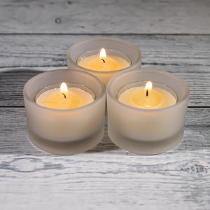 1 of 5: Richland Clear Cup Tealight Candles Ivory Vanilla Scented Set of 50