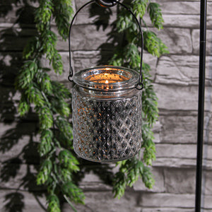 2 of 5: Eastland Hanging Mercury Patterned Holder 3.5"