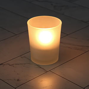 3 of 8: Eastland Grande Votive Candle Holder Frosted