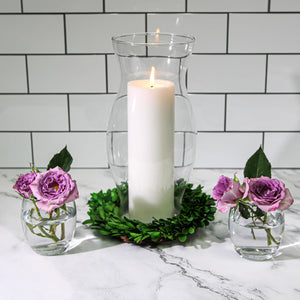 3 of 3: Richland Pillar Candles 3"x9" White Set of 12