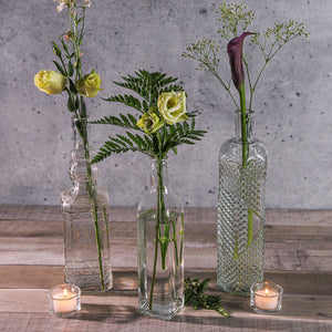 5 of 5: Richland Vintage Square Glass Bottle