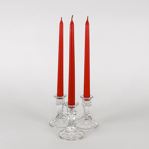 1 of 2: Richland Taper Candles 10" Red