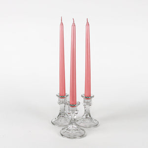 1 of 3: Richland Taper Candles 10" Pink