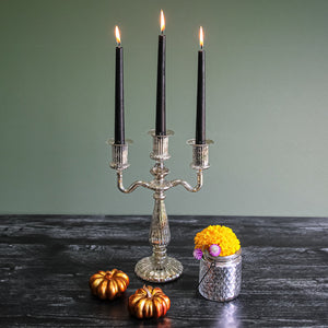 2 of 3: Richland Taper Candles 10" Black Set of 50