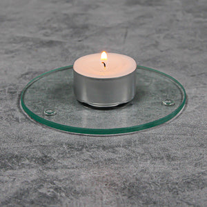 2 of 4: Richland Extended Burn Tealight Candles White Unscented Set of 100