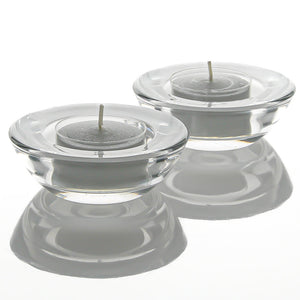 3 of 3: Richland Clear Extended Burn Tealight Candles White Unscented Set of 100