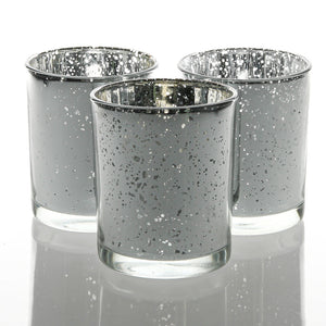 1 of 4: Richland Votive Holder Grande Silver Mercury Set of 72