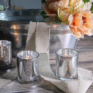 4 of 4: Richland Votive Holder Grande Silver Mercury