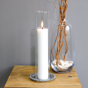 3 of 3: Richland Glass Chimney Candle Shade 2.5" x 12" Set of 36