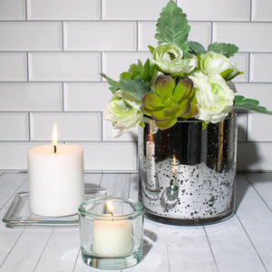 5 of 5: Richland Pillar Candles 3"x3" White Set of 48