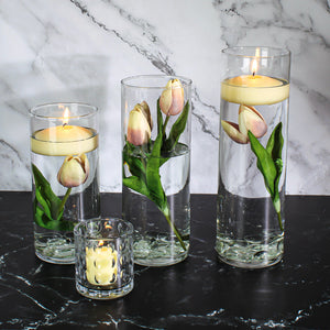 4 of 4: Richland Floating Candles 3" Ivory
