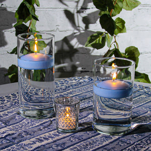 2 of 2: Richland Floating Candles 3" Light Blue Set of 72