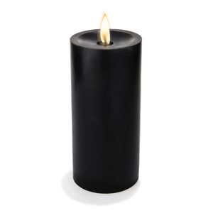2 of 3: Richland Pillar Candles 3"x6" Black