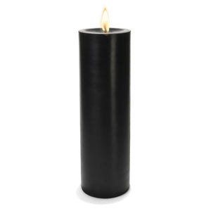 1 of 3: Richland Pillar Candles 3"x9" Black