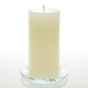 1 of 3: Richland Rustic Pillar Candle 3"x 6" Light Ivory Set of 24