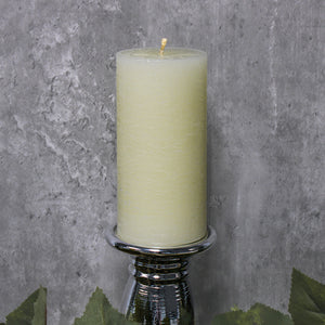3 of 3: Richland Rustic Pillar Candle 3"x 6" Light Ivory Set of 12