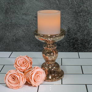 2 of 5: richland flameless led pillar candle 3 x3 white