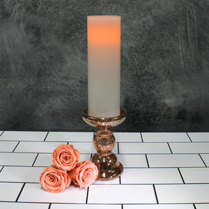 2 of 5: richland flameless led pillar candle 3 x 9 white