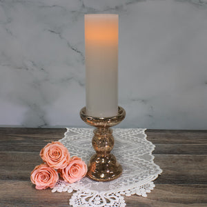 3 of 5: richland flameless led pillar candle 3 x 9 white