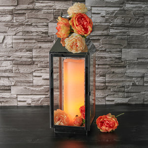6 of 6: Richland 4" Large LED Pillar Candle with Wavy Top (3 Sizes) - Set of 3