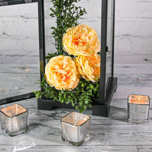 4 of 4: Richland Silver Mercury Square Votive Holder Set of 72