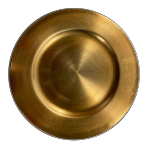 1 of 2: Richland Plain Charger Plate 13" Gold Set of 24