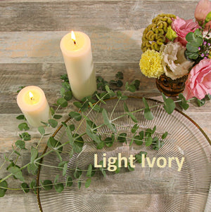 6 of 6: Richland Pillar Candles 2" x 3" & 2" x 6" Set of 20
