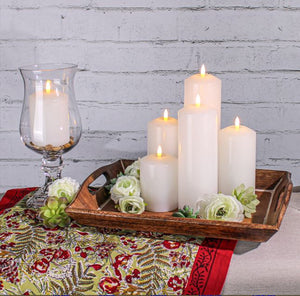 3 of 7: Richland Bullet LED Wax Candle 3"x4", 3"x6", & 3"x8" Set of 36