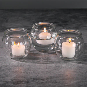 1 of 4: Richland Bubble Ball Vase with Rim 3" Set of 12
