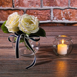 4 of 4: Richland Bubble Ball Vase with Rim 3" Set of 12