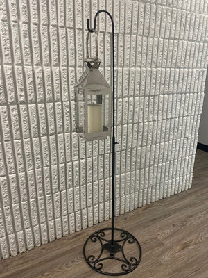 5 of 5: Adjustable Black Iron Shepherds Hook 34"-55"
