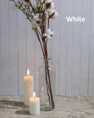 5 of 6: Richland Pillar Candles 2" x 3" & 2" x 6" Set of 20