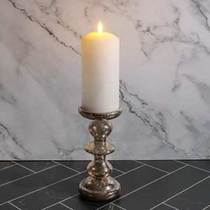 2 of 4: Richland 3"X6" Bullet LED Wax Candle White
