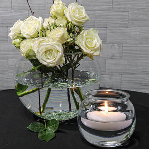 6 of 6: Richland Bubble Ball Vase with Rim 4"