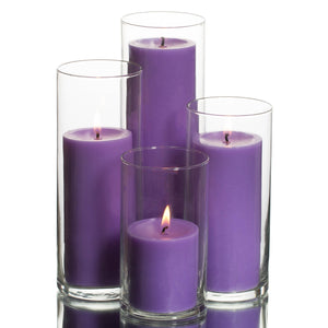 7 of 18: richland pillar candles eastland cylinder holders set of 4