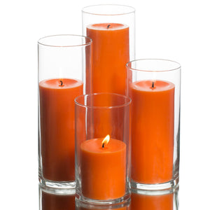 9 of 18: richland pillar candles eastland cylinder holders set of 4