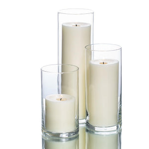 3 of 16: Richland Pillar Candles & Eastland Cylinder Holders Set of 3