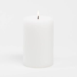 3 of 6: richland 4 x 6 white pillar candle