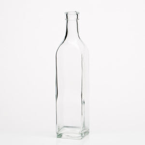 1 of 4: richland glass square bottle set of 24