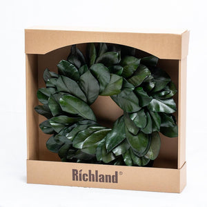 2 of 4: richland preserved magnolia wreath 17