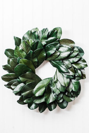 3 of 4: richland preserved magnolia wreath 17 set of 6