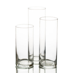 1 of 4: eastland cylinder floating candle holders 6 7 5 10 5 set of 36