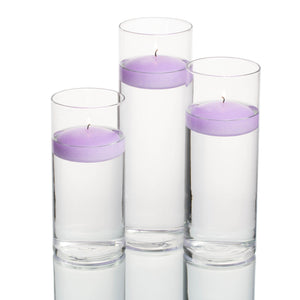 15 of 31: floating candles cylinder holders set 03