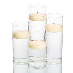 4 of 15: richland floating candles eastland cylinder holders set of 4