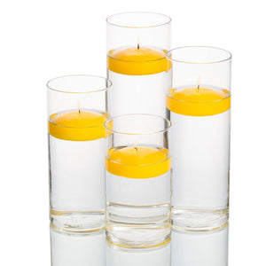 14 of 15: richland floating candles eastland cylinder holders set of 48