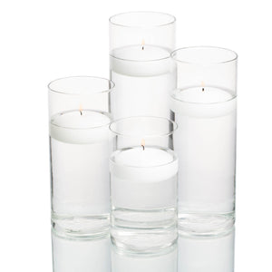 1 of 15: richland floating candles eastland cylinder holders set of 4