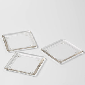 1 of 5: square glass pillar holder 1131 12