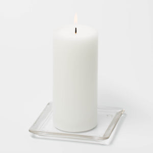 4 of 5: Eastland Square Glass Pillar Plate 5" Set of 36
